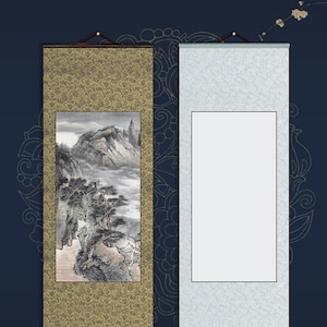 Chinesische Xuan Papierrolle, Kalligraphierolle, Kunstwandrolle.
