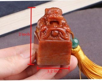 中国清朝の印材一個 中国名印、中国カスタム印鑑彫刻、あなたの名前が入った中国印鑑