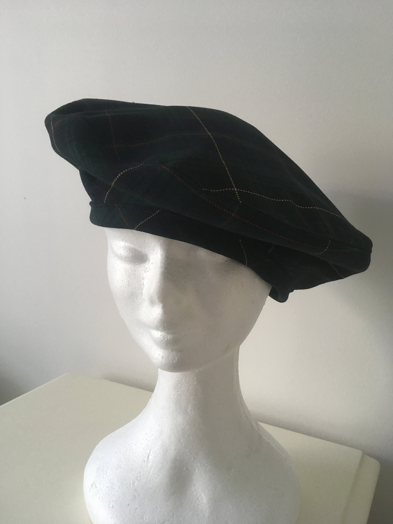 Tartan beret women's or teen's beret French beret | Etsy