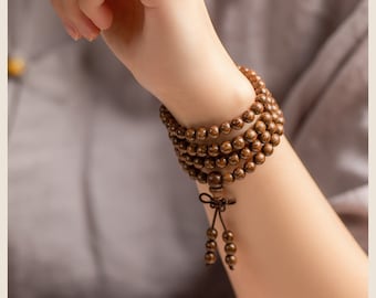 念珠Wooden Meditation Bracelet