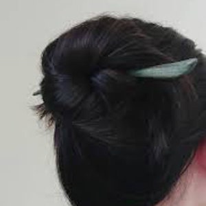 青松 檀木发簪 Incense pine unisex Épingle à cheveux-Chinese santal hair pin image 9