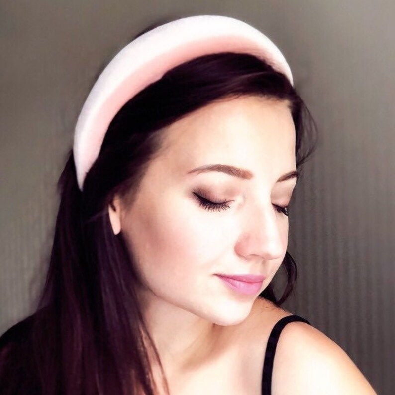 Topkids Accessories Velvet Padded Alice Headband Hairband Hair Band Head Band Women Girls 90s 80s 70s 60s Wedding Hen Party Bridal Festival Adult Wonderland Thick Wide (5cm Brown