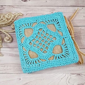 Needle book crochet trim Gifts for sewers