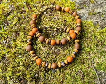 Knochen, Stein, Ton & Messing Armbänder