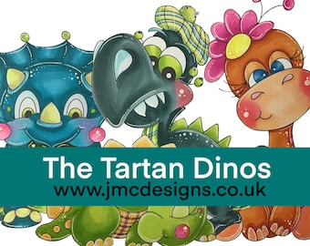 The Tartan Dinos collection