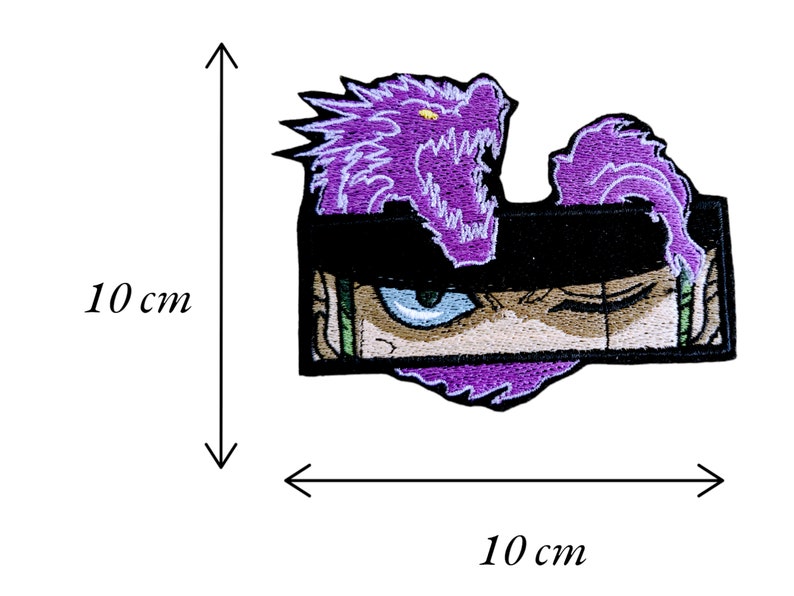 Patch brodé thermocollant Anime Zoro eyes dragon image 2