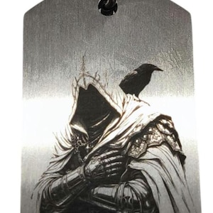 Stainless steel key ring engraved with your photo for a unique gift!