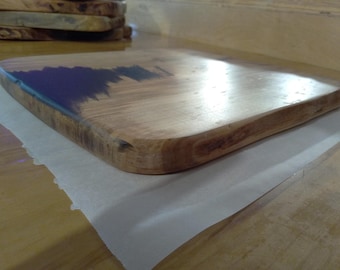 Tabla de cortar de madera maciza, arce curado