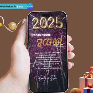 Saludos de Nochevieja de Año Nuevo | Felicitaciones digitales de Año Nuevo por WhatsApp | Deseos de año nuevo Feliz año nuevo | hola 2025