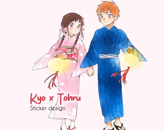Kyo and Tohru Sticker