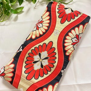 Obi Belt Kimono, Silk Obi Belt, Vintage Obi, Japanese Fabric, Traditional, Nagoya obi, Shisa, Shishi, Lion, good condition