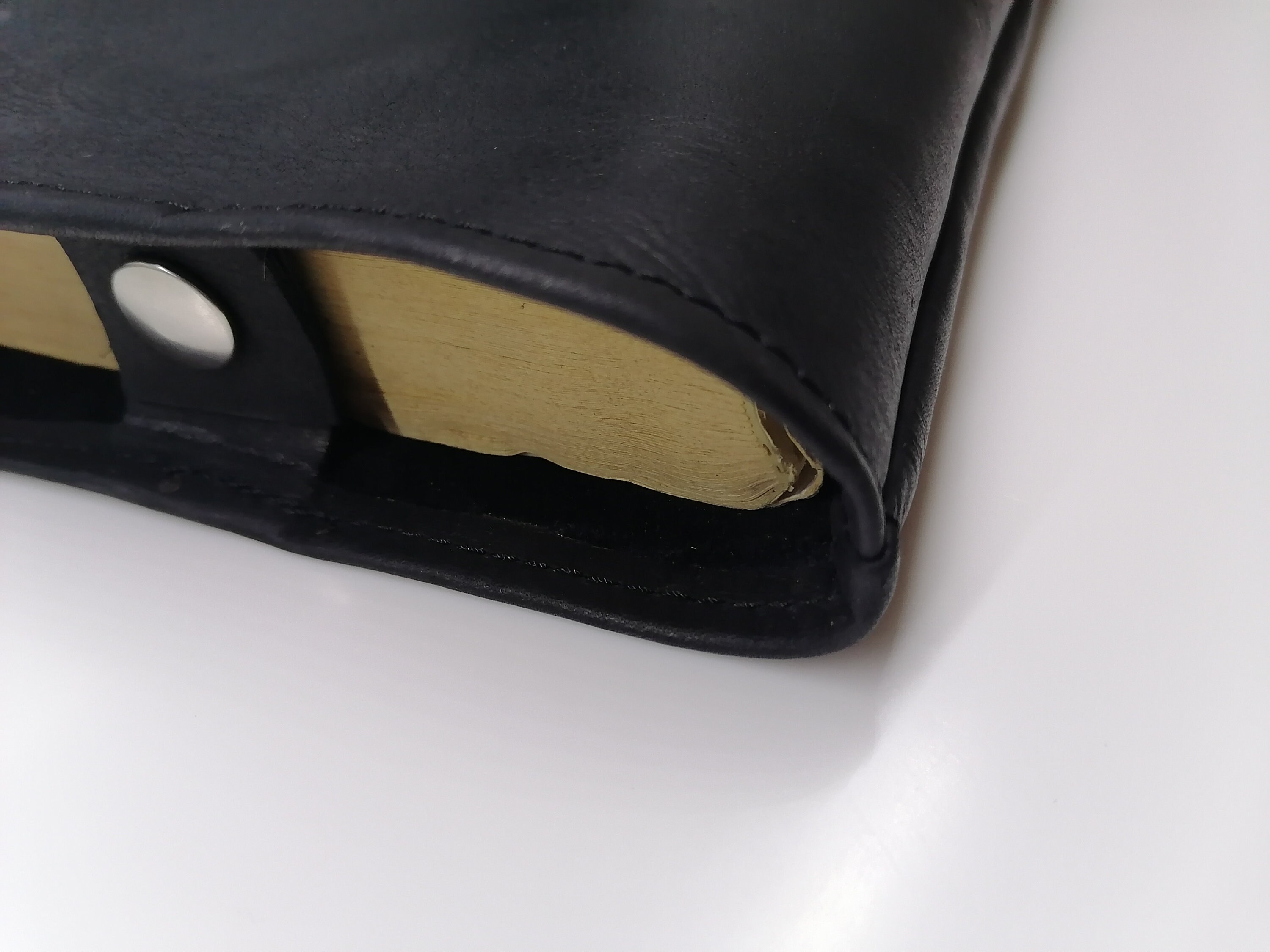 Leather book sleeve leather Bible sleeve handmade leather Etsy