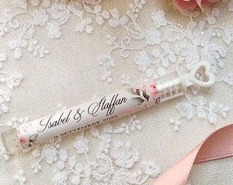 Soap bubbles for Wedding Bag Sweet Rose Line, Soap bubbles for Wedding, Wedding gadgets, Custom accessories