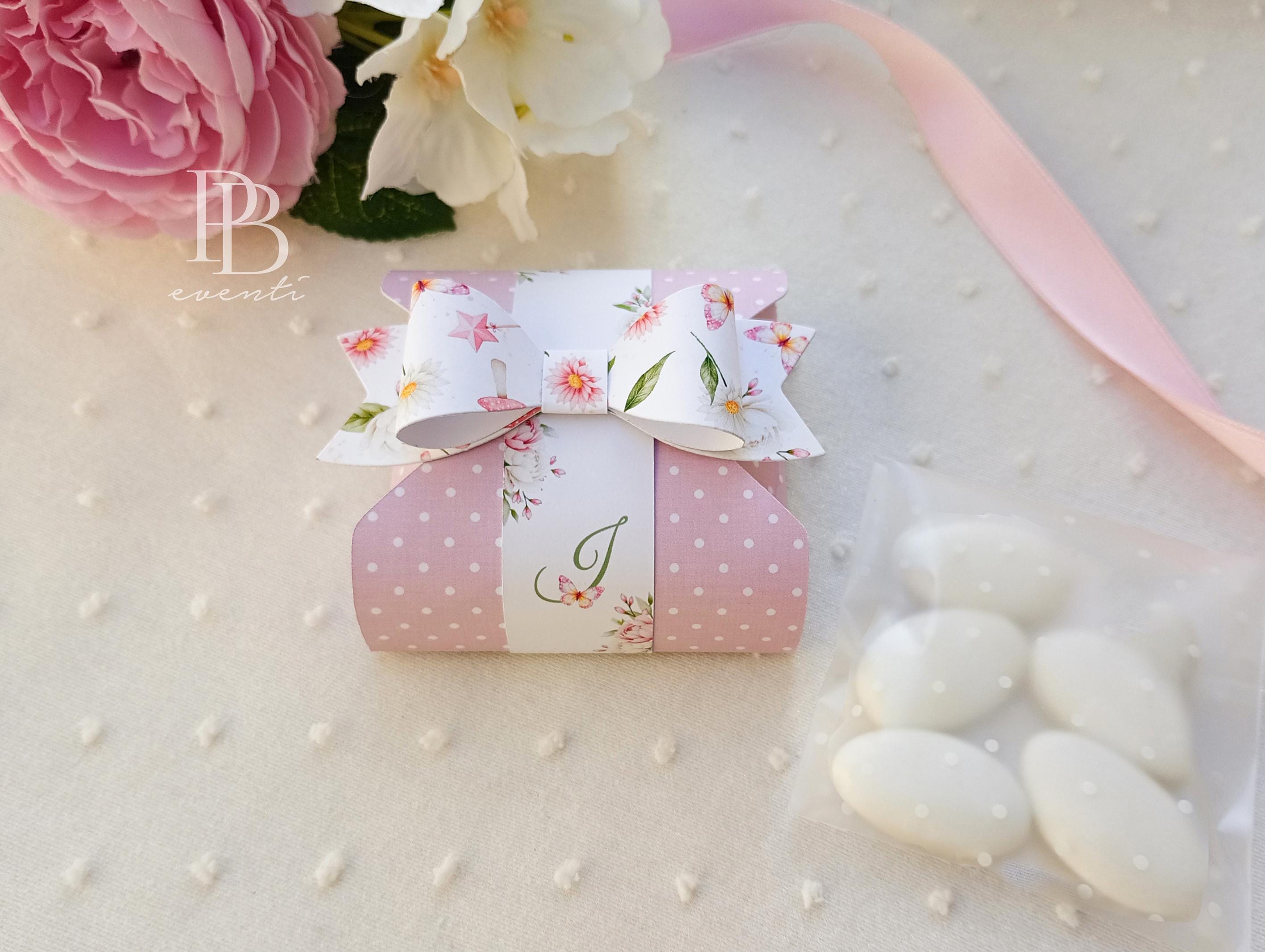 20 Fogli Di Carta Regalo Con Fiocco Rosa, 50x70 Cm - Perfetta Per Confezioni Regalo Di Compleanno, San Valentino E Natale