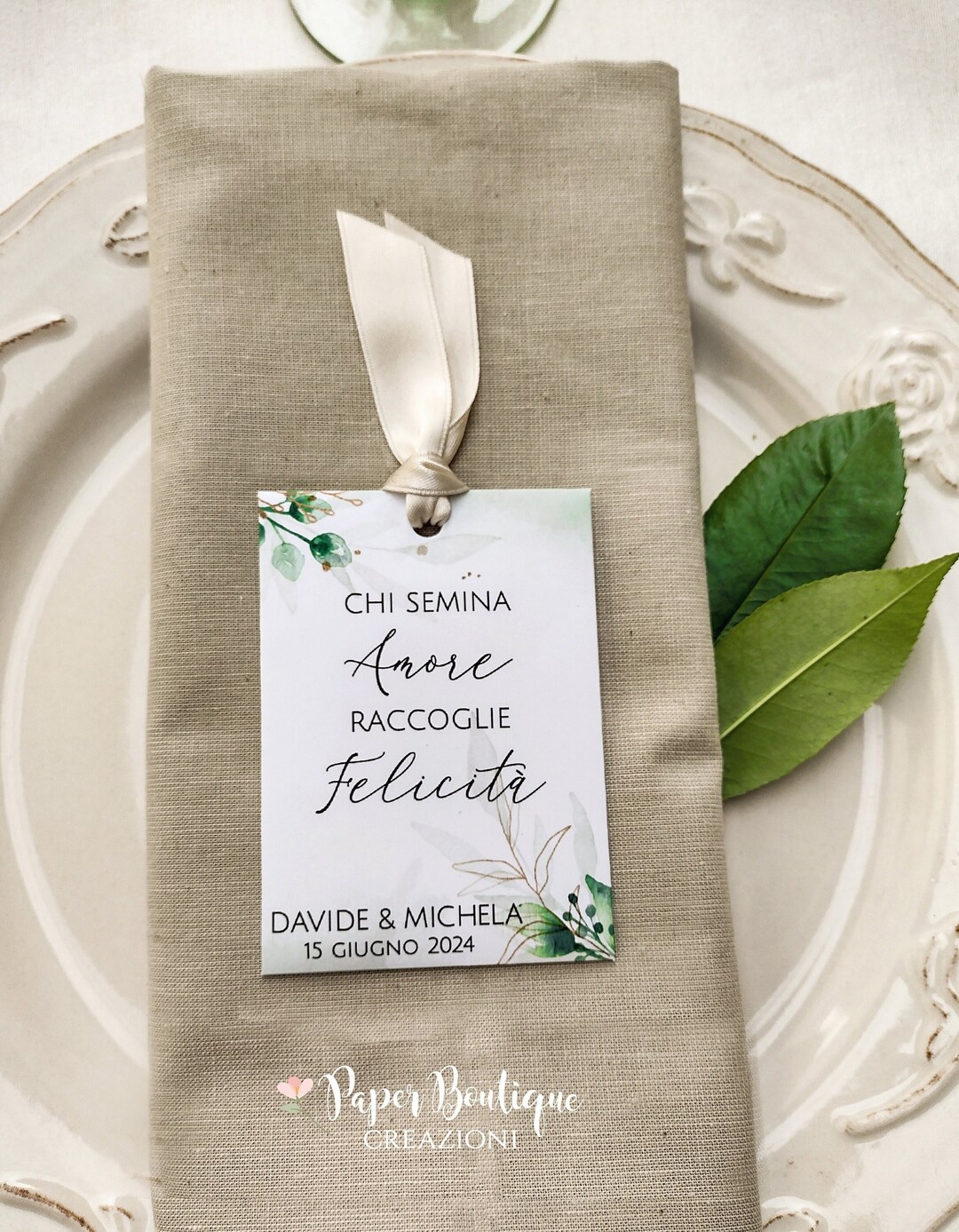 Personalized Sachets for Foliage Line Seeds Ecofriendly Etsy