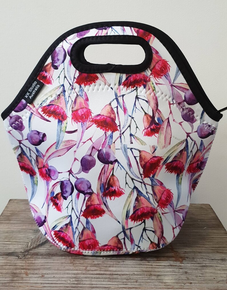 Australian floral Lunch bags Insulated tote Etsy