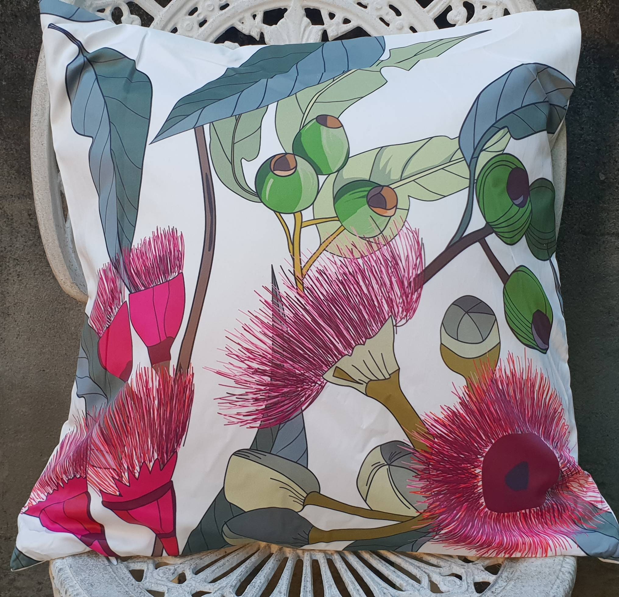 Outdoor Cushion Covers Australian Flora Handmade Home Etsy