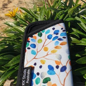 Glasses cases Glasses soft pouch Glasses case Portable Small Sunglasses cases Floral Handmade Made in Australia Gift idea. Leaf bold classic