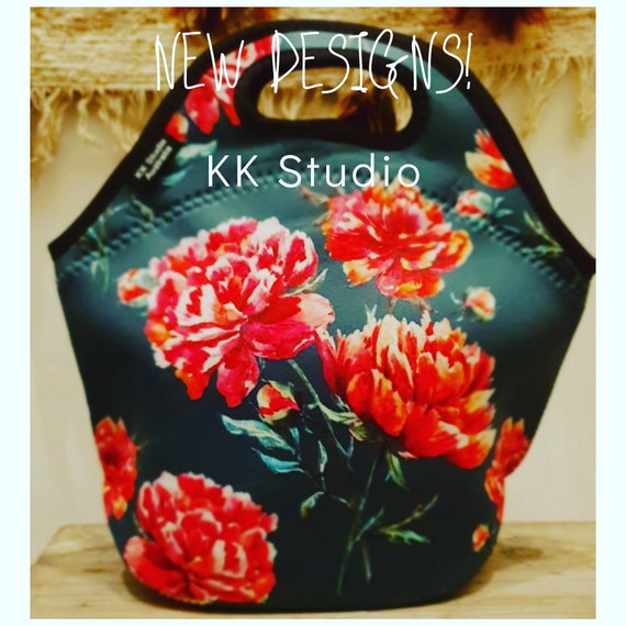 Floral insulated lunch tote new arrivals