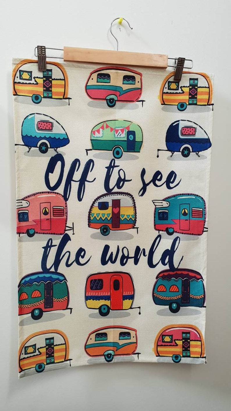 Caravana Tea Towels Caravan Decor Gift Idea Handmade Etsy Australia
