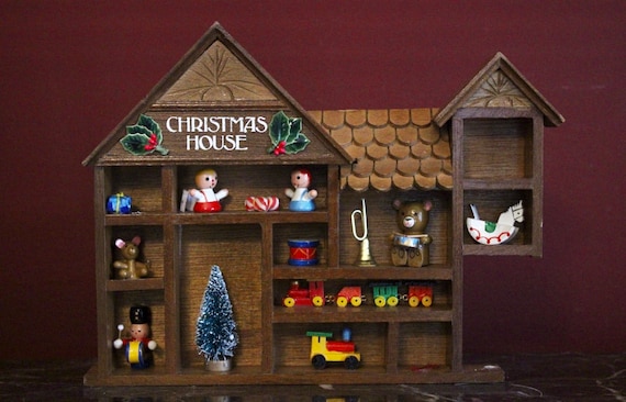 Vintage Christmas house