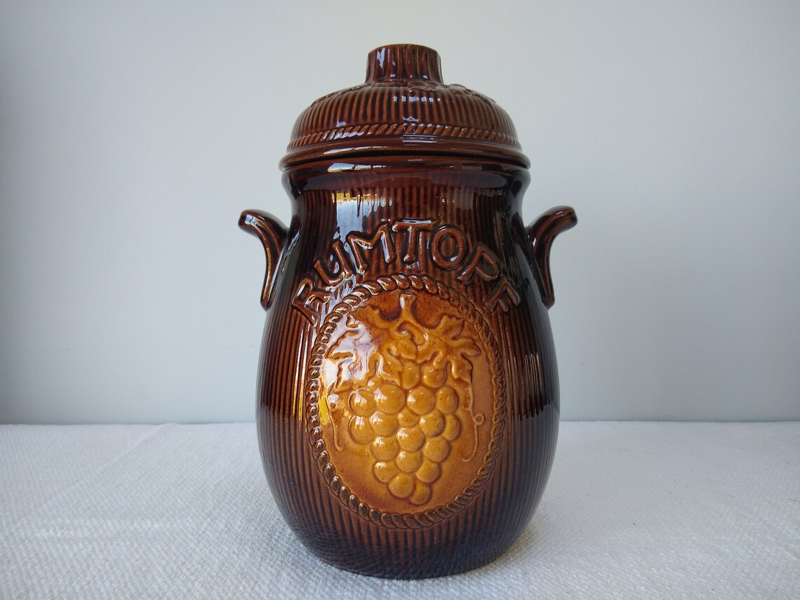 Rumtopf Jar West German Vintage Fruit Jar 1970 Etsy