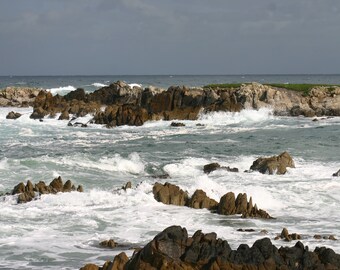 Monterey Bay - 19 Mile Drive - Shoreline and the Waves