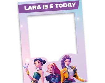 Personalized K-POP Selfie Frame: Party Photo Booth Prop kids