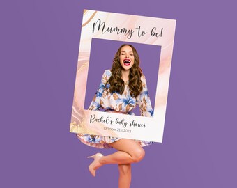 Personalized Selfie Frame: Social Media Photo Booth Prop