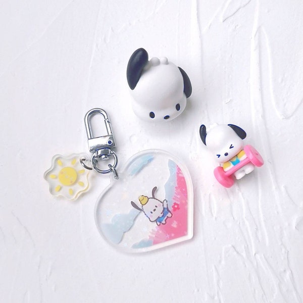 pochacco acrylic keyring
