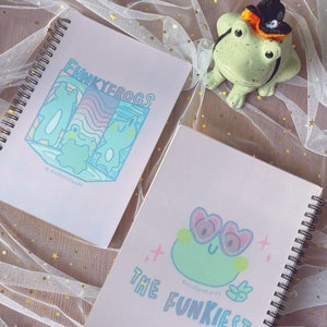 funky frogs notebook