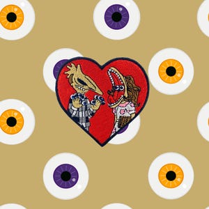 Scary Marriage Iron On Patch, Embroidered Patch, Patch, Accessory, Patch For Jacket, Patch For Backpack, Patch For Clothes, Patch For Hats