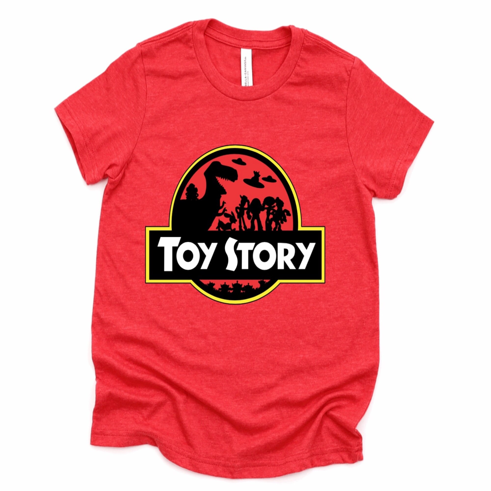 Toy Story Jurassic Story トイスト ジュラシック パロT 入手困難】トイストーリー ジュラシックパーク パロディ Tシャツ