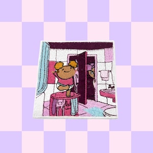 Toppa ricamata da stirare con scritta Buff Baby Page: Meme Humor