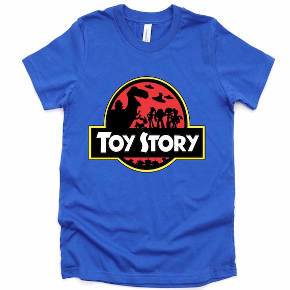 Toy Story Jurassic Story トイスト ジュラシック パロT 入手困難】トイストーリー ジュラシックパーク パロディ Tシャツ