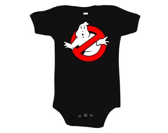 Ghostbusters Baby Bodysuit, Onsie, Unisex Onsie, Baby Bib, Cotton Onsie, Cotton Baby Bodysuit, Designer Onsie, Humor Onsie, Infant, Baby