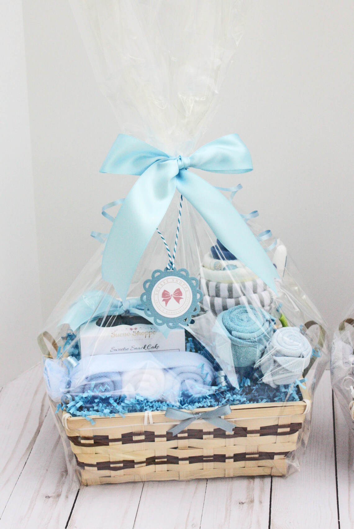 Gift basket for new mom New baby gift Unique baby boy gift Etsy