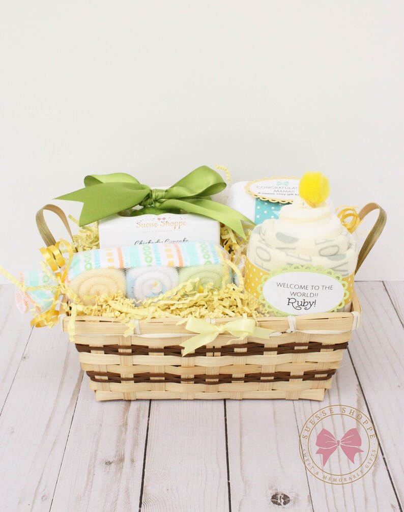 Gender neutral baby gift basket Congratulations pregnancy