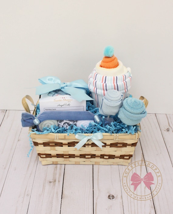 Gift Basket for New Mom New Baby Gift Unique Baby Boy Gift Baby Gift  Personalized Newborn Gift New Dad Gift New Mom Gift Basket 