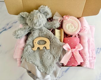 Baby Girl Gift Box, Newborn Baby Girl, Baby Shower Gift, New Baby Gift Set, Baby Girl Gift, Baby Gift Basket, Unique Baby Gift, Baby Blanket