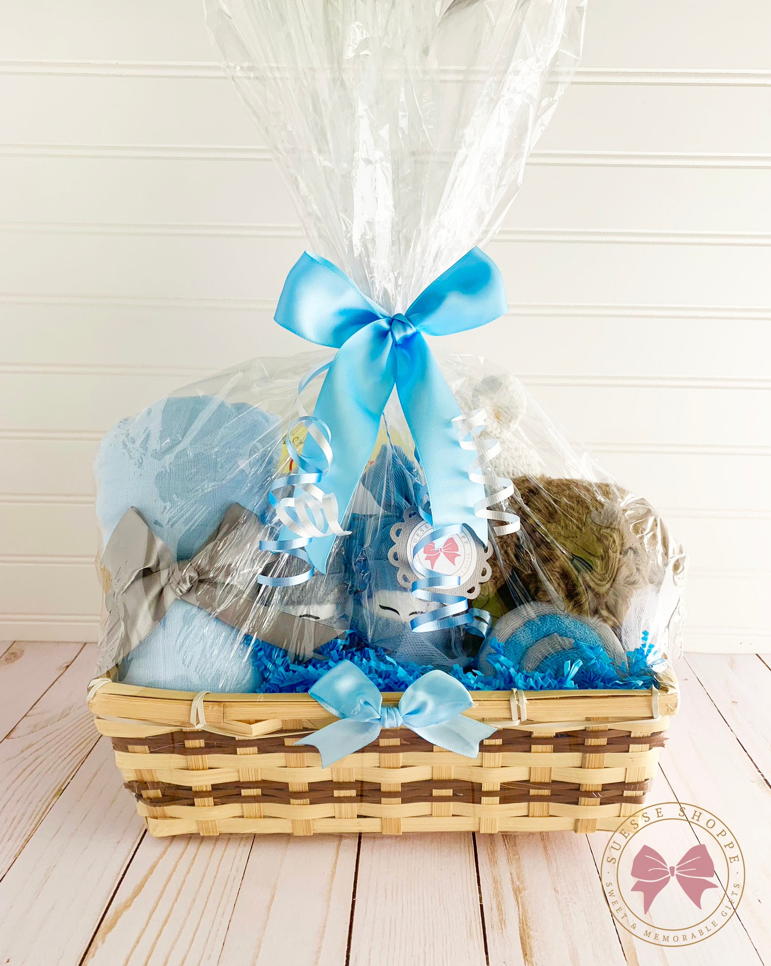 Baby Shower Gift Basket For Boy Baby Gift Set Boy Newborn Shower