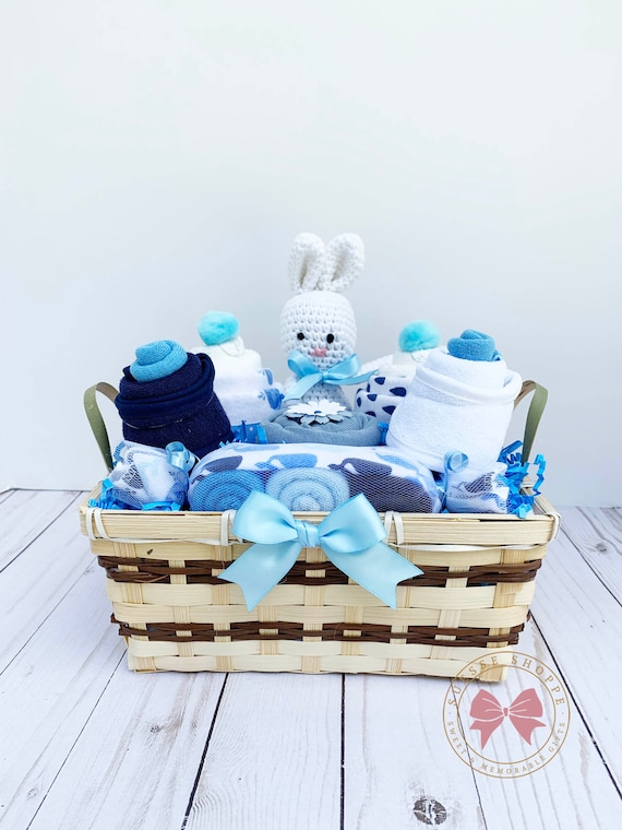 Boy baby store gift baskets
