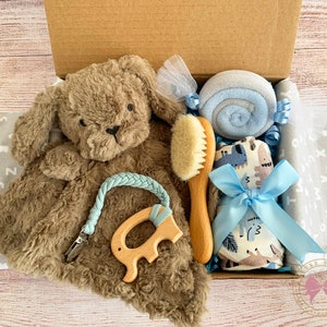  Baby Box Shop Niño – 14 piezas de artículos esenciales para recién  nacidos – Juego de regalos para bebé recién nacido, cestas de regalo para niños  recién nacidos, cestas de regalo