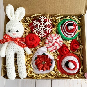 Babys 1st Christmas, New Baby Gift Set, Baby Gift Basket, Christmas Outfit for Baby, My First Christmas, Gender Neutral Baby Gift Box