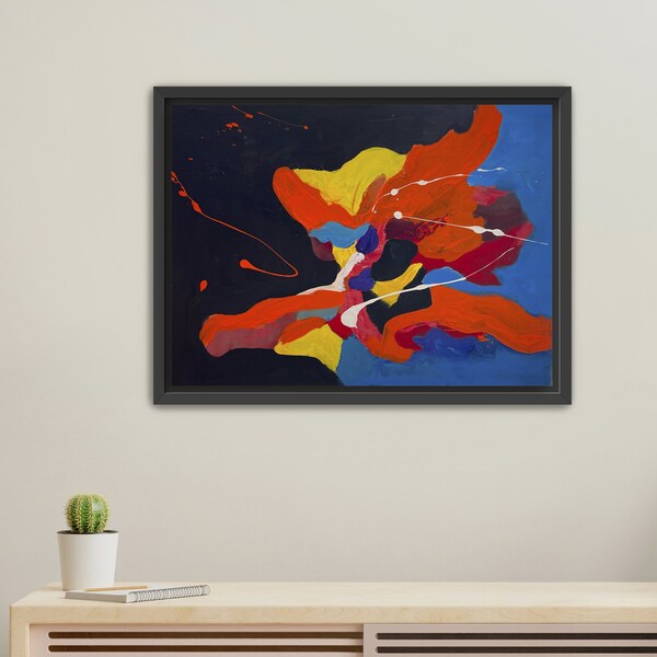 Butterfly. Canvas Prints, abstract wall art, modern art, painting, Kandinsky