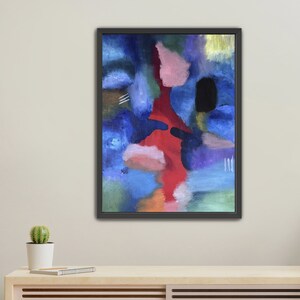 Touch. Canvas Prints, abstract wall art, modern art, painting