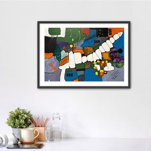 Exposure .Paper Prints, abstract wall art, modern art, painting, romantic
