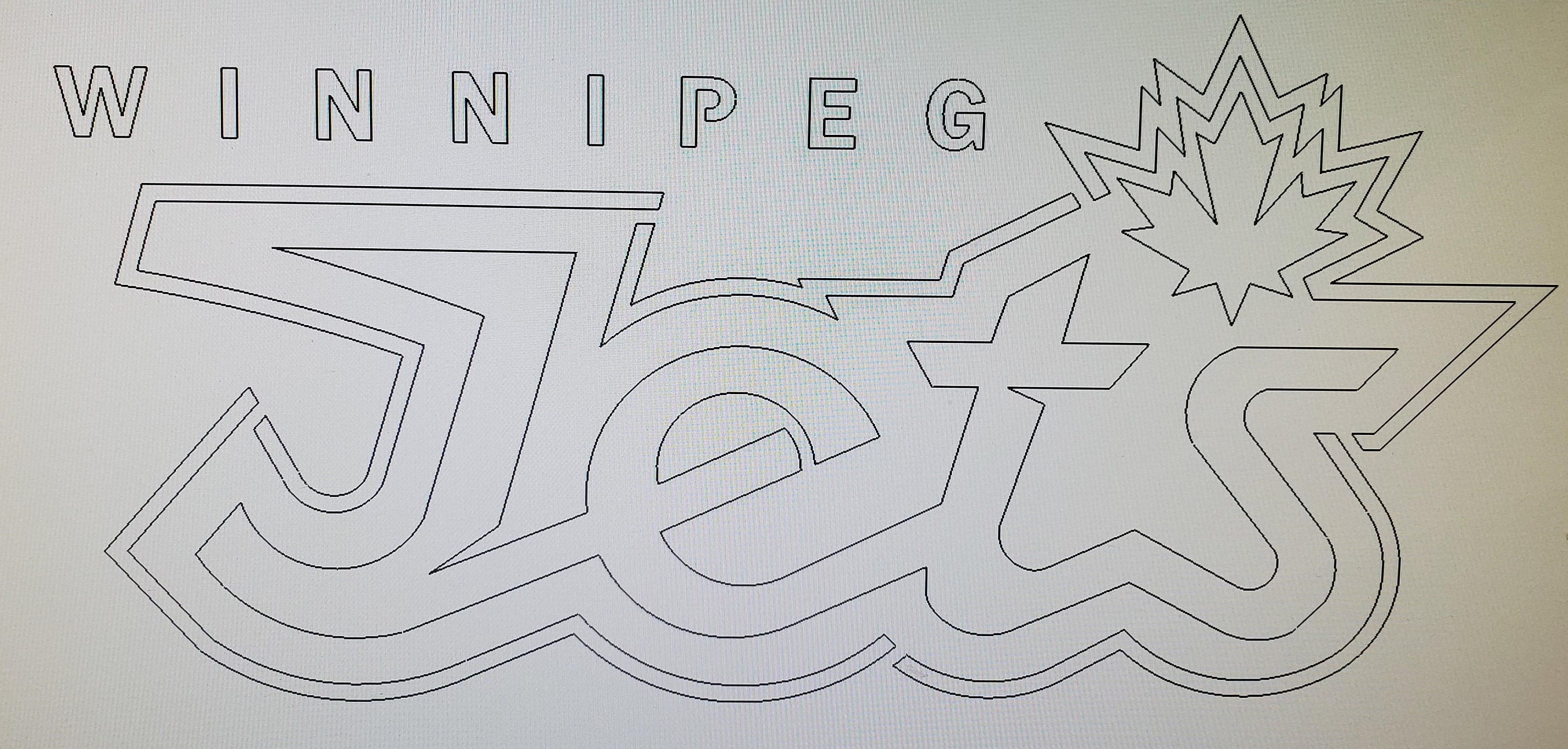 Winnipeg Jets Logo 4 | Etsy