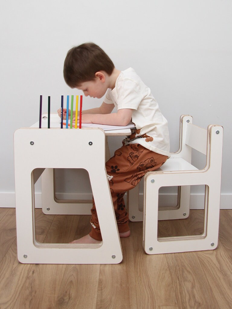 Kids Study Table and chair set children Study desk Toddler chair and table