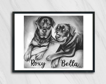 Forever in Our Hearts: Custom Pet Memorial Portraits